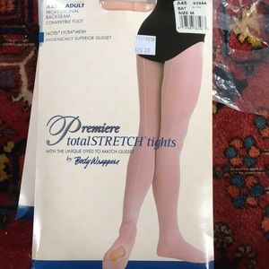 body wrappers size medium tights
